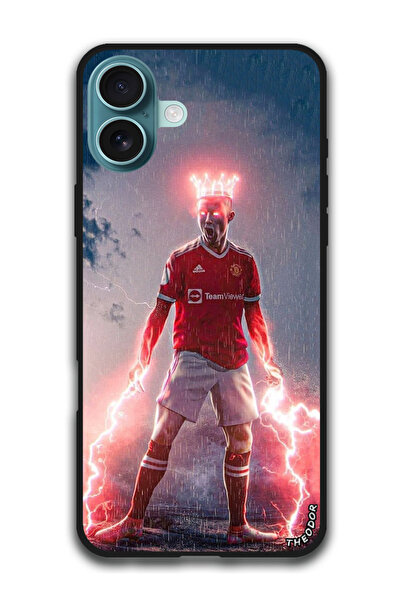 Theodor جراب واقٍ مضاد للخدش والصدمات لهاتف iPhone 16 Plus (6.7) بوصة رونالدو 2