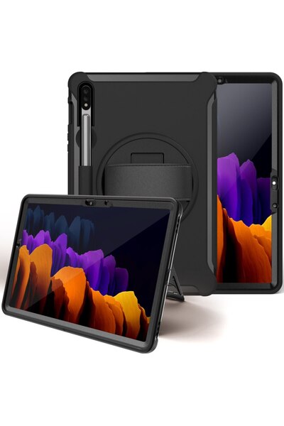 OEM Protective Case Compatible with Samsung Galaxy Tab S8 / Tab S7 T875 / Tab S7 T870, 360 Rotating, CN7