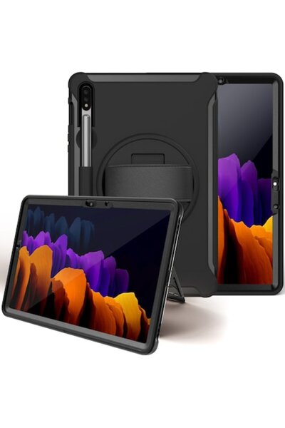 OEM Husă de protecție compatibilă cu Samsung Galaxy Tab S8 / Tab S7 T875 / Tab S7 T870, rotație la 360 de grade, CN7