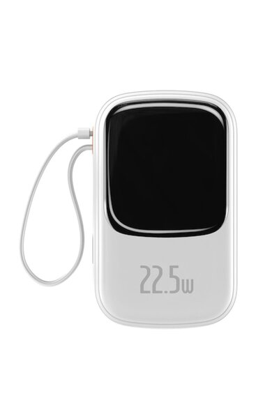 Eldar External Battery 20000mAh, Silicon, 22.5W, Qpow, Z238, White