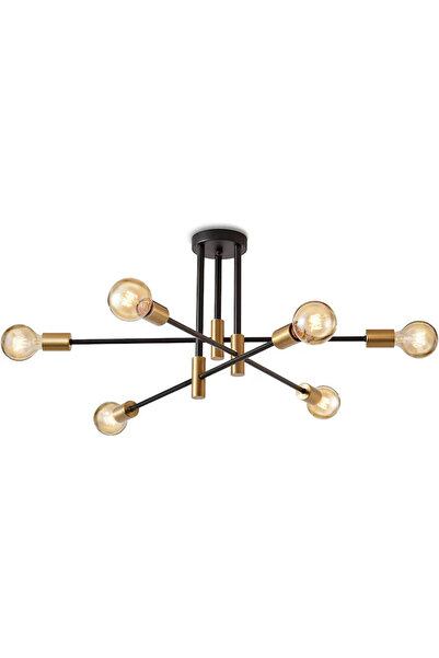 edc Modern chandelier E27, Black
