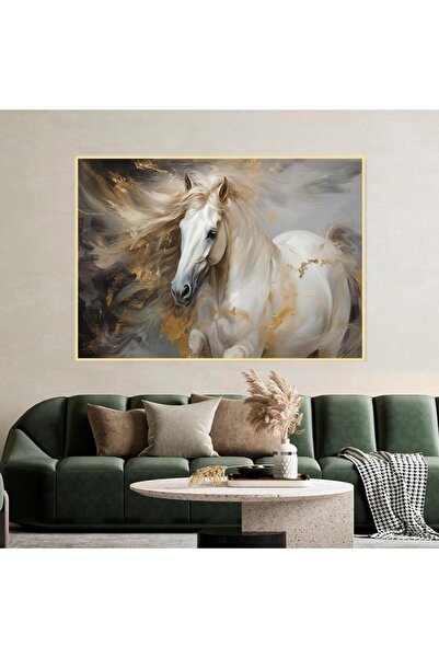 SND لوحة جدارية قماشية كانفس بتصميم نسائي إطار أسود، ١٢٠×٨٠ سم