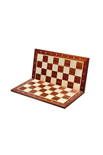 MagazinulDeSah Foldable Chess Board - Wood No. 6 - Mahogany