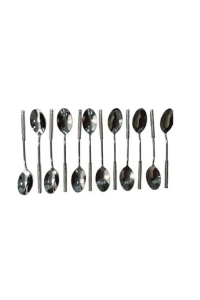 ALSAIF KITCHEN Small silver twisted tea spoon set