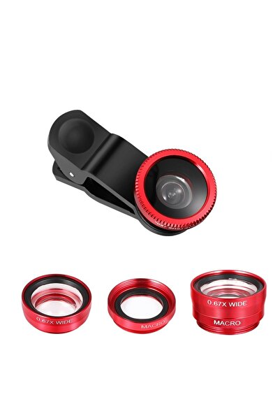 OEM 3 in 1 Photo Lens Sets for iPhone, Galaxy, Sony, Lenovo, HTC, Google, LG, Other Smartphones