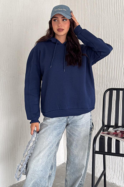 Noa Noa Γυναικείο φούτερ oversized με κουκούλα – Άνετο και με απαλή υφή