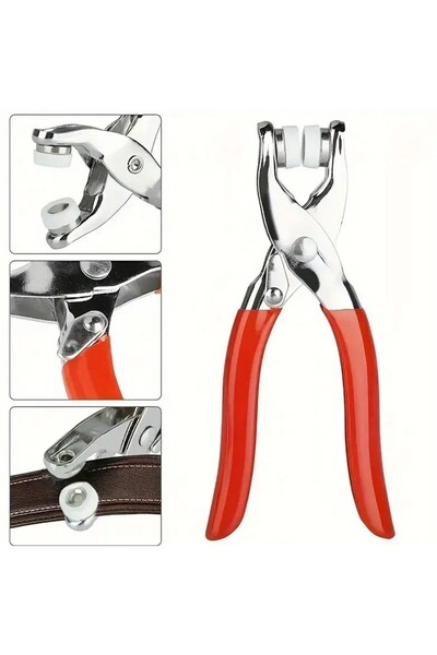 Skygo BUFFER® 200 adet Paslanmaz Çelik Çıtçıt ve Pense Seti Metal Çıt Çıt Makinesi