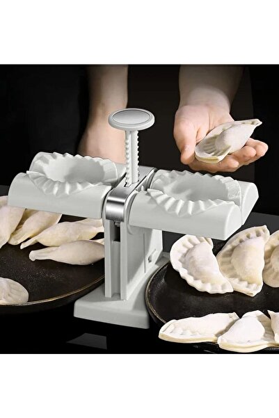 Generic قالب صانع الزلابية الأوتوماتيكي برأسين من دبي جاليري، مكبس زلابية منزلي من الفولاذ المقاوم للصدأ M