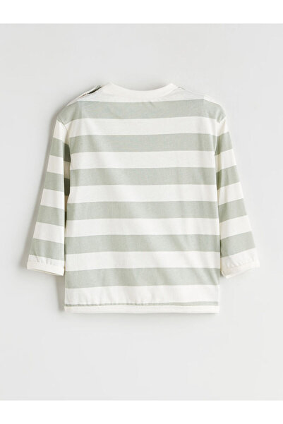 LC Waikiki Timeless Recommendations from Timeless Store | Crew Neck Striped Baby Boy T-Shirt and Pants 2-Piece Set