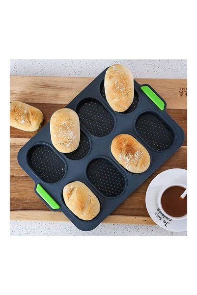 Generic Silicone Muffin Cupcake Baking Pan Black one size