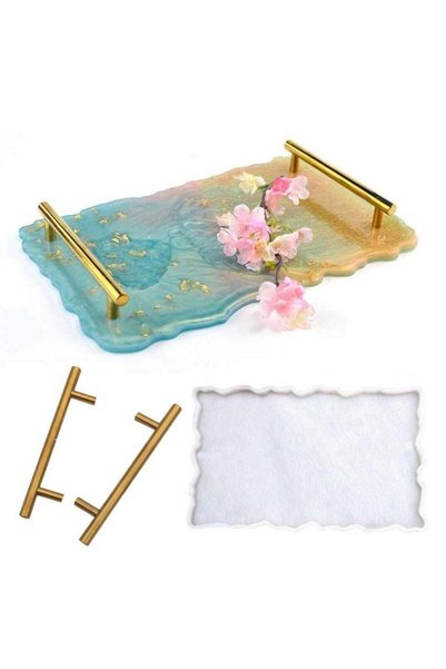 Generic DIY Resin Epoxy Casting Mold for Coasters, Plates, and Trays - Irregu...