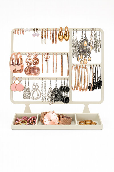 ERCTECH Multi-Tier Jewelry Organizer – Necklace, Earrings, Watch and Ring Sta...
