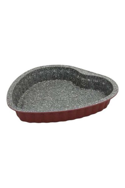 Generic Heart Shaped Mould Maroon/Grey 9.45x9.45x1.77inch