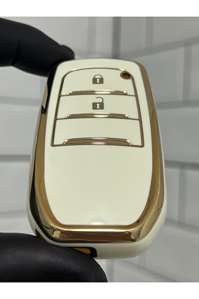 BARKAS ELEKTRONİK Toyota Corolla Flama X Pack Camry Carcasă pentru chei cu 2 butoane Aur alb