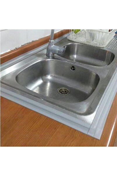 Skygo BUFFER® Gri Su Sızdırmaz Banyo Mutfak Lavabo Küvet İzolasyon Şerit Bant