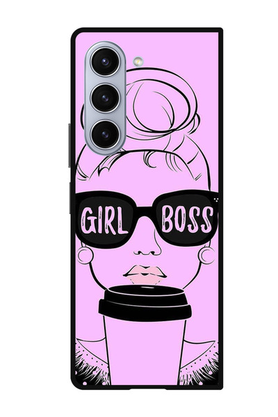 Theodor جراب واقٍ مضاد للخدش والصدمات لهاتف Samsung Galaxy Z Fold 5 - Girl Bo...
