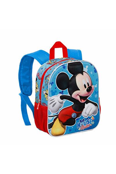 Mickey Mouse 3D School Bag Mickey Mouse Karactermania Blue 26 x 11 x 31 cm