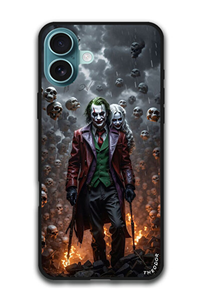 Theodor جراب واقٍ مضاد للخدش والصدمات لهاتف iPhone 16 (6.1) بوصة مدينة جوثام ...