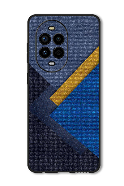 Theodor جراب متوافق مع هاتف هواوي نوفا 13 برو، غطاء حماية مقاوم للصدمات، ظلال جلدية مثلثة