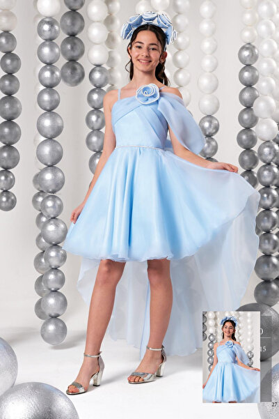 moona kids 10-15 Yaş Kız Çocuk Organze Abiye