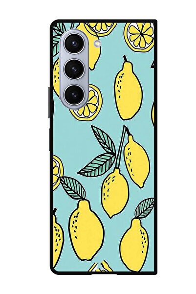 Theodor جراب واقٍ مضاد للخدش والصدمات لهاتف Samsung Galaxy Z Fold 5 - ليموني ...