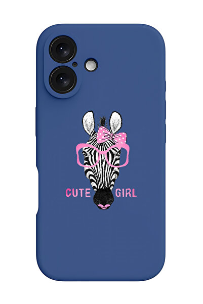 Theodor غطاء حماية سيليكون سائل مقاوم للصدمات لجهاز iPhone 16 Plus باللون الأ...