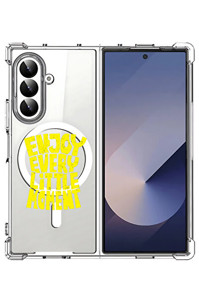 Theodor غلاف لهاتف Samsung Galaxy Z Fold 7 متوافق مع MagSafe، غطاء هاتف مقاوم...