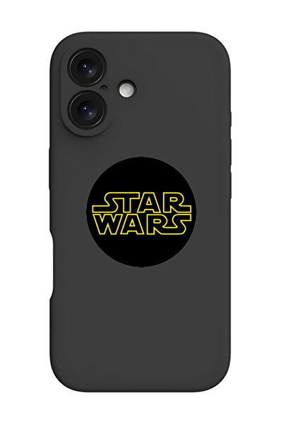 Theodor غطاء حماية أسود من السيليكون السائل المقاوم للصدمات لهاتف iPhone 16 -...