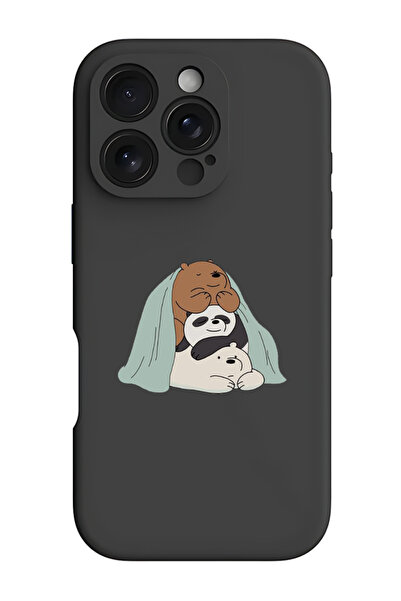 Theodor جراب حماية من السيليكون السائل المقاوم للصدمات لهاتف iPhone 16 Pro Ma...