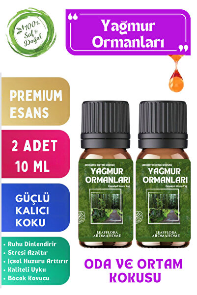 Genel Markalar Yağmur Ormanları - Esansiyel Uçucu Yağ - Aromatik Oda ve Ortam...