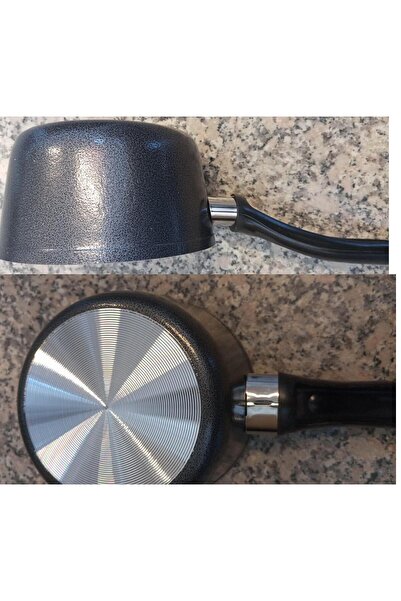 EWWE Lüx Ezme Granit Kaplama 16 cm sütlük yanmaz yapışmaz Kaçerola Sosluk Yumurta Haşlama