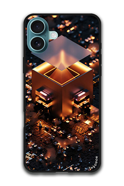 Theodor غطاء حماية مضاد للخدش والصدمات لهاتف iPhone 16 (6.1) بوصة figure_cons...