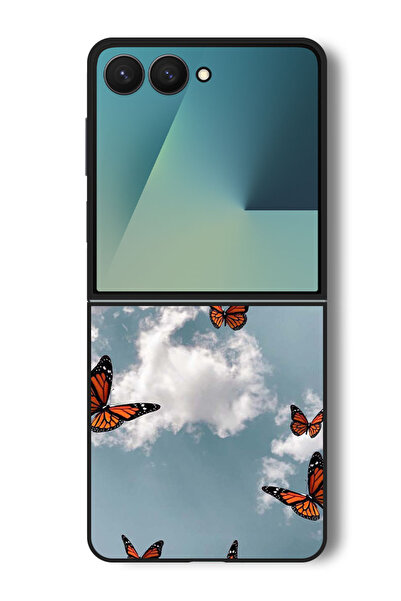 Theodor جراب متوافق مع Samsung Galaxy Z Flip 7 - 6.9 بوصة غطاء حماية مقاوم لل...