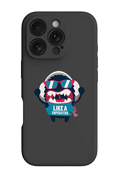 Theodor جراب حماية من السيليكون السائل المقاوم للصدمات لهاتف iPhone 16 Pro با...