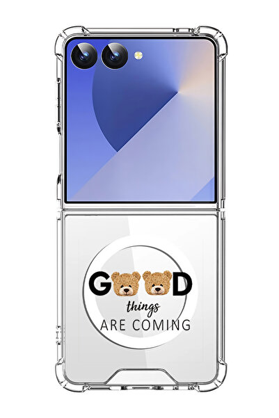 Theodor غلاف لهاتف Samsung Galaxy Z Flip 7 متوافق مع MagSafe، غطاء مقاوم للصد...