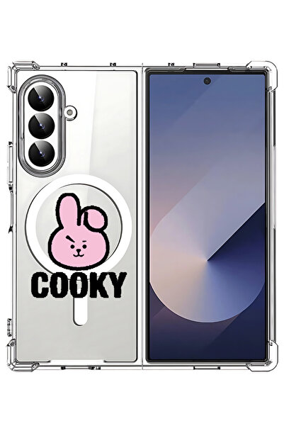 Theodor حافظة لهاتف سامسونج جالاكسي زد فولد 7 متوافقة مع ماج سيف، غطاء هاتف م...