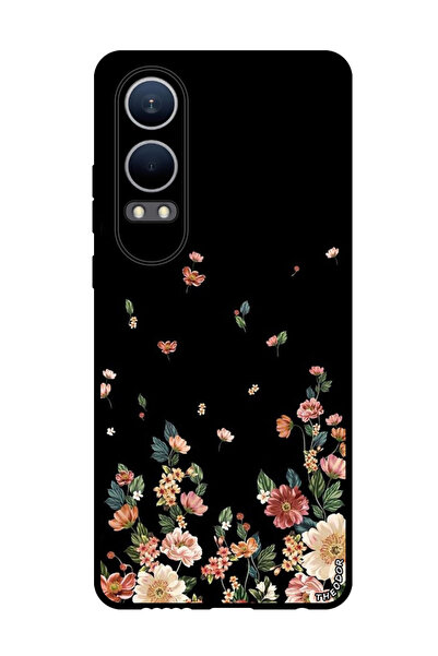 Theodor جراب واقٍ مضاد للخدش والصدمات لهاتف Oppo K12x (الصين) زهور على خلفية ...