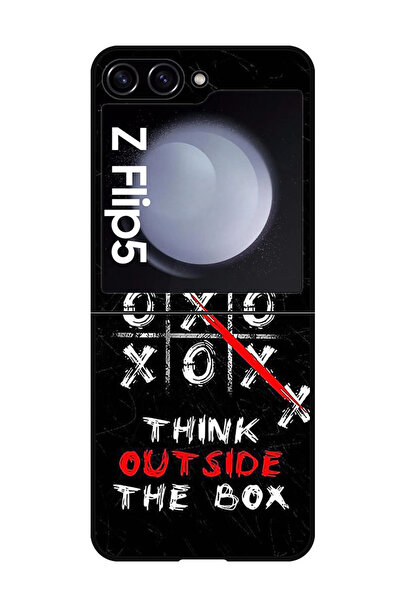 Theodor جراب واقٍ مضاد للخدش والصدمات لهاتف Samsung Galaxy Z Flip 5 فكر خارج ...