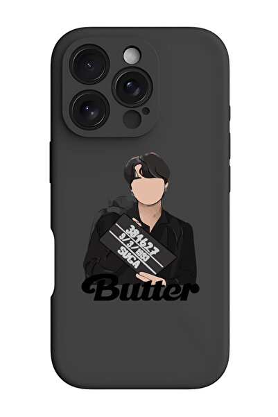 Theodor غطاء حماية سيليكون سائل مقاوم للصدمات لهاتف آيفون 16 برو ماكس أسود - ...