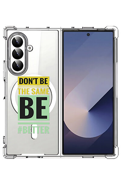 Theodor غلاف لهاتف Samsung Galaxy Z Fold 7 متوافق مع MagSafe، غطاء هاتف مقاوم...