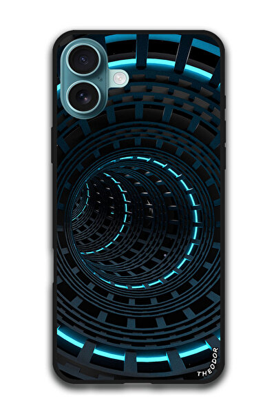 Theodor Protective Case For i16 Plus (6.7)-inch spiral_circles_immersion