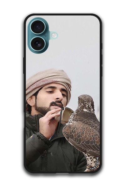 Theodor جراب حماية لجهاز i16 Plus (6.7) بوصة، نسر الشيخ حمدان المحب