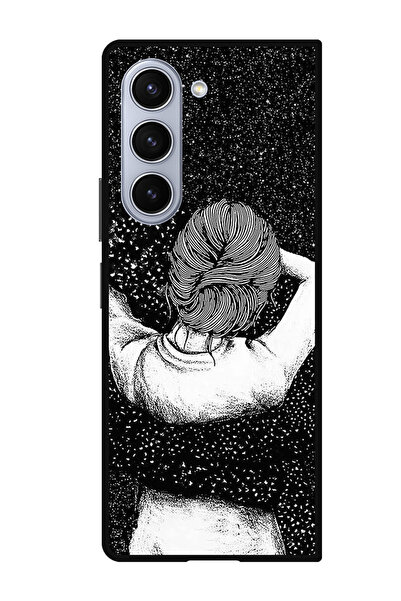 Theodor جراب حماية لهاتف سامسونج جالاكسي زد فولد 5 - خيال فتاة ليلي