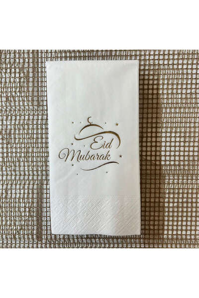 ZERO LAND - Ramazana Special 16-Pack Printed Napkin (Eid Mubarek) Zrnet