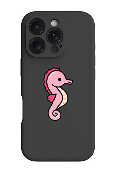 Theodor غطاء حماية سيليكون سائل مقاوم للصدمات لهاتف iPhone 16 Pro أسود - فرس ...