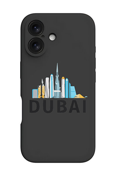 Theodor غطاء حماية سيليكون سائل مقاوم للصدمات لهاتف iPhone 16 Plus أسود - أسو...