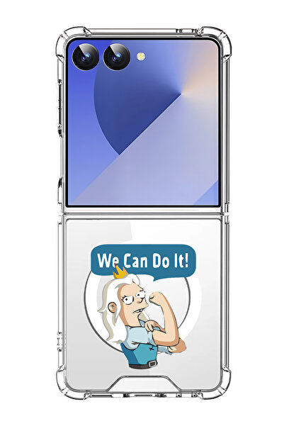 Theodor غلاف لهاتف Samsung Galaxy Z Flip 7 متوافق مع MagSafe، غطاء هاتف مقاوم...