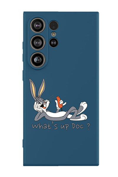 Theodor غطاء حماية سائل من السيليكون المقاوم للصدمات لهاتف سامسونج جالاكسي S25 ألترا (أزرق) - واتس أب دوك