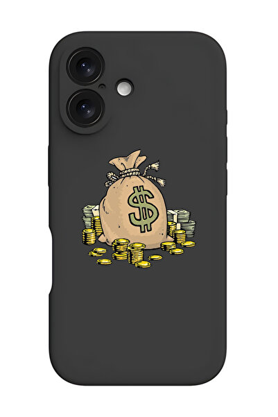 Theodor iPhone 16 Black Protective Liquid Silicone Shockproof Case - do-not-t...