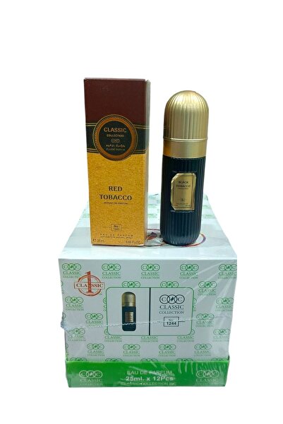 Clasic مين بلاك توباكو 25 مل * 12 قطعه